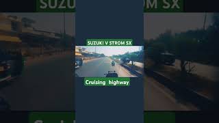 SUZUKI V STROM CRUISING ON HIGHWAYshorts youtubeshortsytshorts [upl. by Lourdes935]