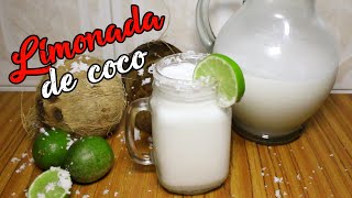 Limonada de coco deliciosa y cremosa [upl. by Ahseihs858]