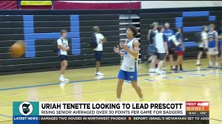 Prescott basketball player hopes to impress at Section 7 tournament [upl. by Belldame]