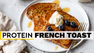 FRENCH TOAST  easy healthy highprotein breakfast recipe [upl. by Bianca]