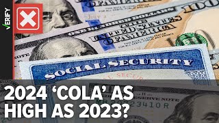 Social Security COLA 2024 How much benefits could increase [upl. by Damiani]