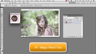 Photoshop Tutorial  How to Create a Transparent Logo Watermark [upl. by Jairia]