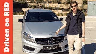 Mercedes A Class 2014 Review  Driven on RED [upl. by Elyak]