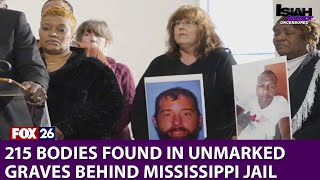 215 bodies found in unmarked graves behind Mississippi jail [upl. by Ailama788]