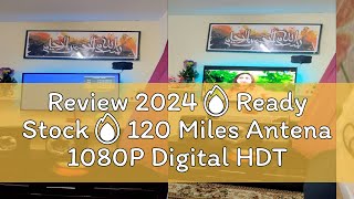 Review 2024🔥Ready Stock🔥120 Miles Antena 1080P Digital HDTV Indoor TV Antenna aerial uhf vhf with [upl. by Odom813]