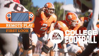 EA College Football 25 REMOTE Play First Look [upl. by Simonetta]