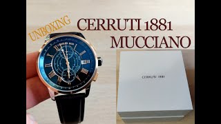 Cerruti 1881 unboxing fashion watch Mucciano [upl. by Acirretal]