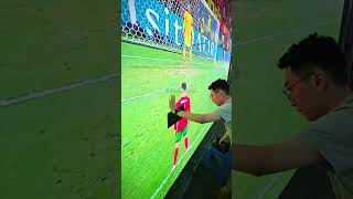 Do you know that he is the star ledscreen ledvideowall football eagerledronaldo cr7 [upl. by Miah]