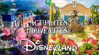 LACTUALITÉ DE DISNEYLAND PARIS Nouveautés Fermetures [upl. by Suillenroc]