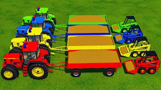 EXCAVATION OF COLORS  Manure Loading With Mini Loaders  Farming Simulator 22 [upl. by Yhtac833]