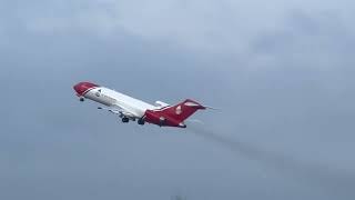 Rare  Boeing 727 at Airport Weeze NRN GOSRB  1912024 [upl. by Egiedan]