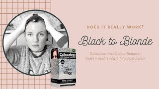 How Well Did It Work  Colourless Hair Colour Remover [upl. by Attaymik]