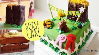 Horse Cake  How to Make a Horse Cake Video [upl. by Drazze5]