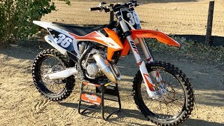 First Ride 2020 KTM 125SX 2 Stroke  Motocross Action Magazine [upl. by Vern]