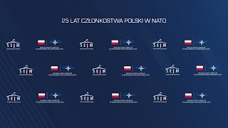 EN  25 years of Polands membership in the North Atlantic Treaty Organisation NATO [upl. by Nnaeiram]