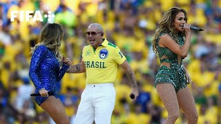 The BEST MOMENTS in World Cup opening ceremonies 🎤🎵 [upl. by Anaitit]