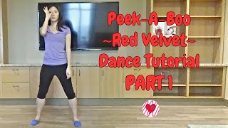 PeekABoo Red Velvet Mirrored Dance Tutorial Part 1 [upl. by Kcirddec]