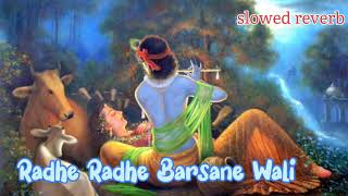 shree radhe radhe barsane wali  slowed reverb song janmashtami special song lofi slowedreverb [upl. by Dionisio514]