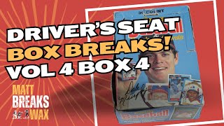 Drivers Seat Box Breaks Vol 4 Box 4  1988 Donruss [upl. by Deirdre]