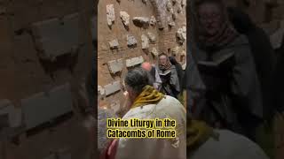 Divine Liturgy in the Triclinium of the Catacomb of Saint Domitilla Rome 518 February 2024 [upl. by Libby]