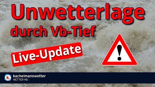 LIVENachmittagsUpdate ExtemNiederschläge und Hochwasser [upl. by Larrisa]