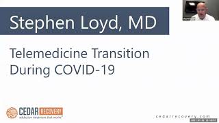 RCORP Policy Forum Part 1  Dr Loyd on the Transition to Telemedicine During COVID19 [upl. by Annanhoj472]