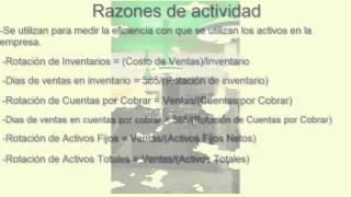 Razones Financieras Cálculo e interpretación de razones financieras [upl. by Narik]