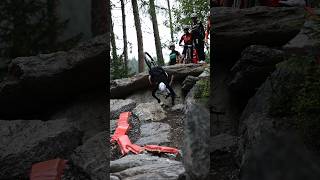 Crans Montana World Cup Course Crash  Very Technical Rock Garden [upl. by Arvonio]