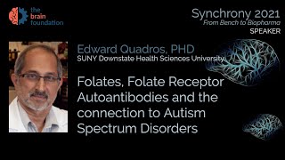 Folates Autoantibodies and the Connection to Autism  Edward Quadros PhD SUNY Synchrony2021 [upl. by Adnar294]