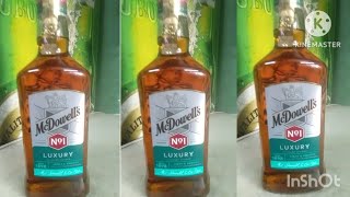 McDowells no1 luxury whisky750mlnew price 690Alcohol 428West Bangal india 2024 [upl. by Annet]