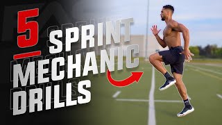 TOP 5 SPRINT MECHANIC DRILLS  SPEED TRAINING FOR ATHLETES [upl. by Fang]