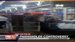 WTTE Ohio Pandhandler Uses Donations to Buy Giant FlatScreen TV [upl. by Edric]