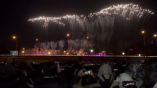 2022 Winter Olympics closing ceremony fireworks [upl. by Eiznekcm]