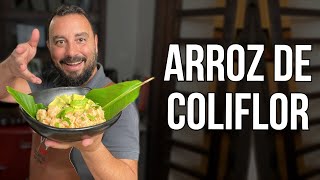 ¡¿Cómo hacer ARROZ DE COLIFLOR Fácil y Saludable  Receta Rápida [upl. by Andy]