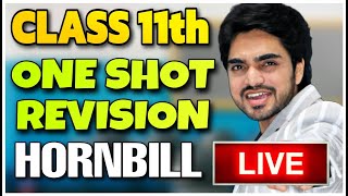 🔴 LIVE CLASS 11 REVISION  ONE SHOT HORNBILL FULL BOOK REVISION  CBSE ENGLISH CLASS 11th [upl. by Jasmin]