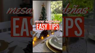 Ideas e inspiración para mesas navideñas en Easy  Easy Argentina haceloeasy easy navidad shorts [upl. by Licna305]