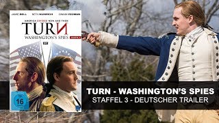 Turn  Washington´s Spies  Staffel 3 Deutscher Trailer  HD  KSM [upl. by Monda]