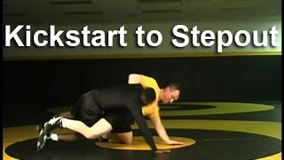 Whizzer Kickstart to Stepout  Cary Kolat Wrestling Moves [upl. by Notyalk105]