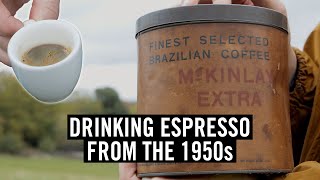 Drinking Espresso from the 1950s [upl. by Edrick386]