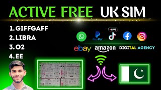 Activate UK Sim for Free in Pakistan  Use in PTA amp Non PTA Mobiles [upl. by Treblah913]