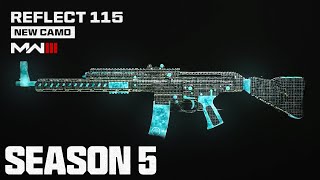 NEW Modern Warfare 3 ‘Reflect 115’ Camo Unlock FREE Black Ops Reward  Season 5 Early Showcase [upl. by Neehs483]