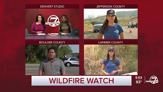 Colorado wildfires update Fourth fire triggers mandatory evacuations [upl. by Erminia]