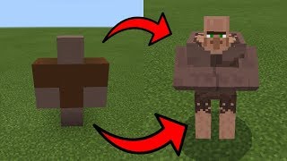 MCPE How To Spawn a Mutant Villager [upl. by Noinatrad]