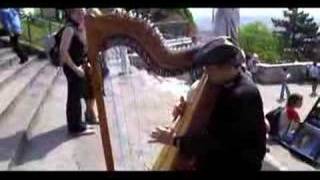 Harp Concert on the Steps of SacreCoeur [upl. by Kannan]