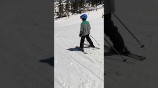 Tristan boy skiing at Bear Valley Mountain ResortCA [upl. by Pietrek]