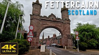 Fettercairn Village Walk Scottish Countryside 4K [upl. by Yeclek]