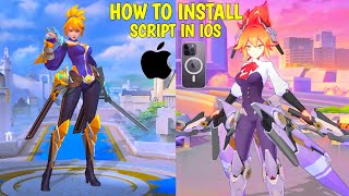 Cara Pasang Script Skin Mobile Legend Di IOS  How To Install Script Mlbb In Ios [upl. by Mimajneb]