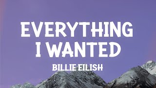 Billie Eilish  everything i wanted Lyrics [upl. by Utir]