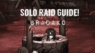 Brave Nine 2024 Solo Raid Series Bradako Guide  2nd Form  180M Damage [upl. by Almat867]