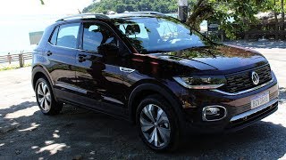 VW TCross 2020 novo SUV compacto  teste preço consumo  wwwcarblogbr [upl. by Enyamrahc]